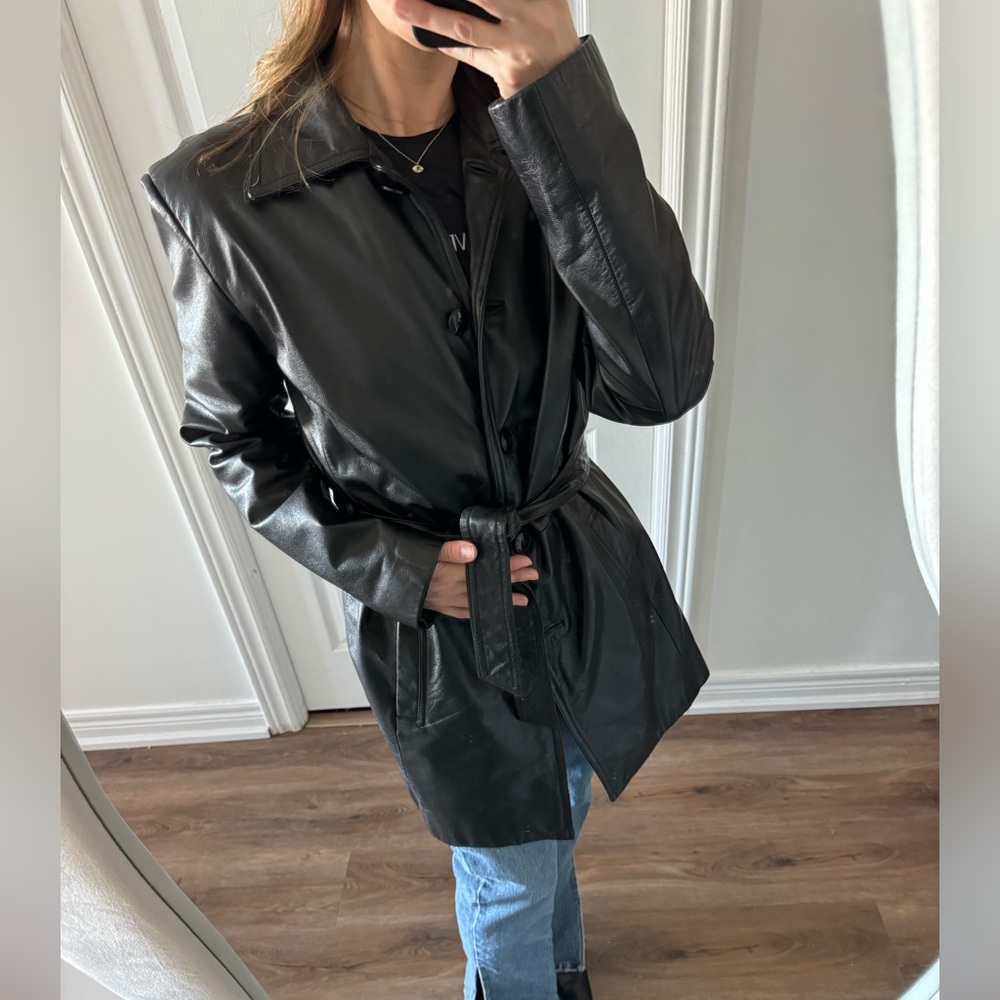 Danier Leather Trench Coar